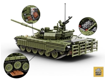 Buildarmy Russian T72 B3 Main Battle Tank Brick Model Building Block 1205pcs - 6