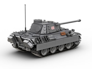 Buildarmy WW2 Deutscher Panther Ausf D Panzerstein Modell Baustein 940pcs - 4