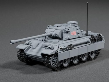 Buildarmy WW2 Deutscher Panther Ausf D Panzerstein Modell Baustein 940pcs - 7