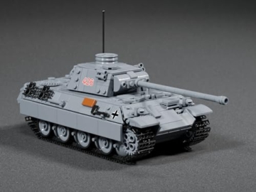 Buildarmy WW2 Deutscher Panther Ausf D Panzerstein Modell Baustein 940pcs - 8