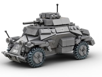 Buildarmy WW2 Sd.Kfz.222 Panzerfahrzeug Brick Modell Baustein 318pcs - 3