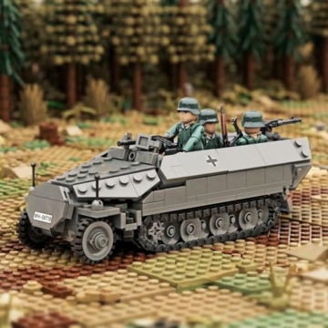 Buildarmy WW2 Sd.Kfz.251 Ausf.D Fahrzeuge Ziegelmodell Baustein 436pcs - 3