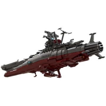 BuildCubes Technik Klemmbausteine Schiff Militär Bausatz, Klemmbausteine Kriegsschiff MOC Militär Schlachtschiff Bausteinetechnik Battleship, 2434Teile Technik Konstruktionsspielzeug Geschenk - 4