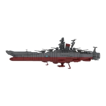 BuildCubes Technik Klemmbausteine Schiff Militär Bausatz, Klemmbausteine Kriegsschiff MOC Militär Schlachtschiff Bausteinetechnik Battleship, 2434Teile Technik Konstruktionsspielzeug Geschenk - 7