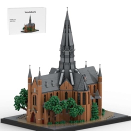 Builignis MOC-248825 Architecture Vondel Kirche Bausteine Set, 1/125 Weltberühmtes Wahrzeichen Gebäude Haus Klemmbausteine Entworfen von tralux21, Home Deko & Geschenk für Erwachsene - 6808 Teile - 1