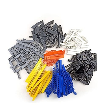Bulokeliner Technik Ersatzteile Set, Technik Lochbalken Teile Achsverbinder, Klemmbausteine Technik Ersatzteile Technik Steine Einzelteile Kompatibel mit Lego Technic - 5