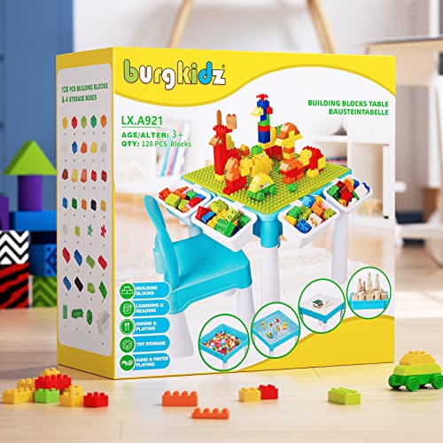 burgkidz 5-in-1 Bautisch für Kinder