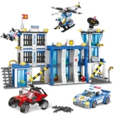 Burgkidz City Polizeistation Polizei Set mit Polizeiauto