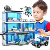Burgkidz City Polizeistation Polizei Spielzeug Bausteine