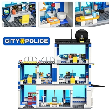 Burgkidz City Polizeistation Polizei Spielzeug Bausteine