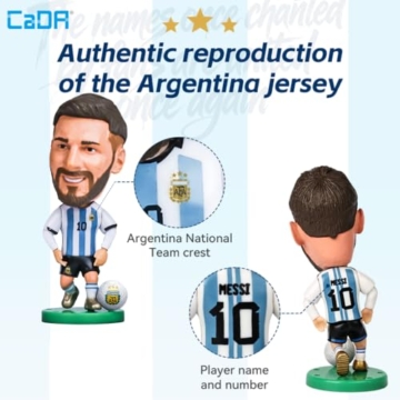 CaDA C56053W Messi Argentinien Actionfigur, Spieler-Figuren - 3
