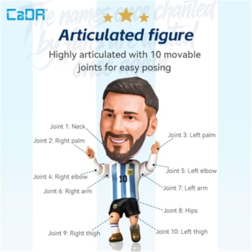 CaDA C56053W Messi Argentinien Actionfigur, Spieler-Figuren - 4