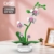CaDA C59028W Botanicals Flower Bouquet,Orchid Bauspielzeugset für Erwachsene,237Teile Bausteine Blumenstrauß Klemmbausteine - 2