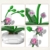 CaDA C59028W Botanicals Flower Bouquet,Orchid Bauspielzeugset für Erwachsene,237Teile Bausteine Blumenstrauß Klemmbausteine - 6