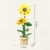 CaDA C59030W Botanicals Flower Bouquet,Sunflower Bauspielzeugset für Erwachsene,187 Teile Bausteine Blumenstrauß Klemmbausteine, Bonsai Botanical Kollektion Bauklötz Pflanzen Home Deko - 7