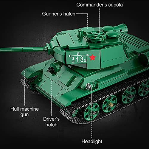 CaDA C61072W ferngesteuerter T-34 Panzer