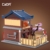 CaDA C66012w Bausteinmodell Eines Japanischen Thermalhotels, 1249 Teile Japanischer Architektur, Kirschblütengarten Mit Warmem Led-Licht, Sammlerhaus Zum Zusammenbauen (C66012W) - 5