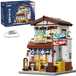 CaDA C66014W Japanese Canteen Klembausteine ​​​​Technik, 861 Teile MOC Japanese Street Scene Series Kit, modulare Buildings Hausbausteine ​​für Jugendliche und Erwachsene - 1