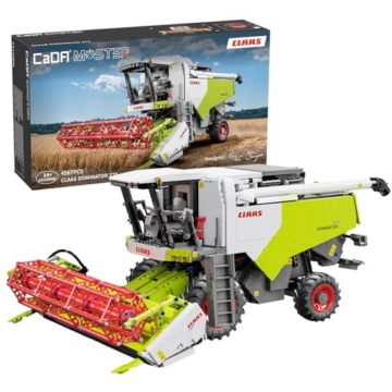 CaDA CLAAS Dominator 370 Mähdrescher - 4567 Teile - Selbstbaustein Baustein Modell C61508W - 1