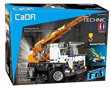CaDA C51013W Ferngesteuerter Mobiler Technic Kran 2in1