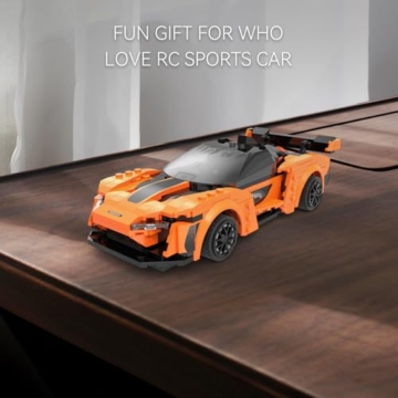 CaDA Ferngesteuertes Auto Klemmbausteine Dual Control 295Pcs Blaze C51075W RC Set - STEM Spielzeug Ab 3 Jahre - 7