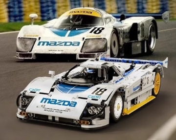 CaDA Mazda 787B C63007w Static Version Modellbausatz aus Klemmbausteinen Maßstab 1:10 Rennwagen Sportwagen Neu&OVP - 2