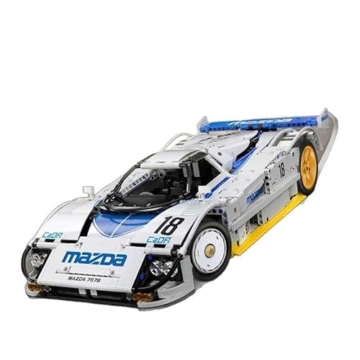 CaDA Mazda 787B C63007w Static Version Modellbausatz aus Klemmbausteinen Maßstab 1:10 Rennwagen Sportwagen Neu&OVP - 1