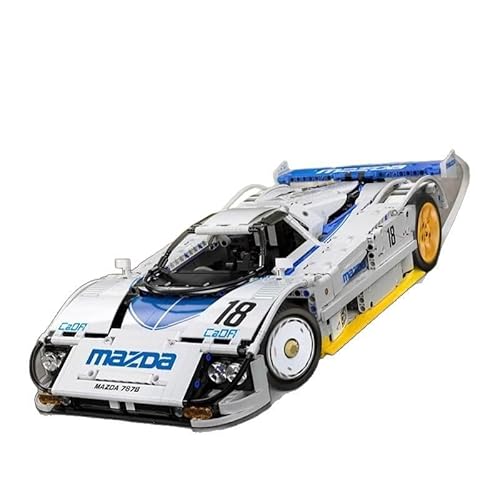 CaDA Mazda 787B C63007w Static Version Modellbausatz aus Klemmbausteinen Maßstab 1:10 Rennwagen Sportwagen Neu&OVP - 1