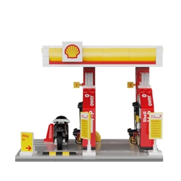 CADA Shell 927DE66028 Mini-Tank-Set, 305 Teile, 8 Stück, mit LED-Leuchten - 4