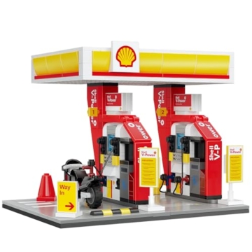 CADA Shell 927DE66028 Mini-Tank-Set, 305 Teile, 8 Stück, mit LED-Leuchten - 5