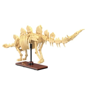CaDA Stegosaurus (297 Teile) - C59012W - Skelett von einem Stegosaurus, leuchtet im Dunkeln - 2