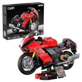 CADA Suzuki Hayabusa – 1043 Teile – Motorrad im Maßstab 1:6 – (DeQuBe 927DE64051) - 1