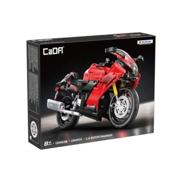 CADA Suzuki Hayabusa – 1043 Teile – Motorrad im Maßstab 1:6 – (DeQuBe 927DE64051) - 2