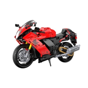CADA Suzuki Hayabusa – 1043 Teile – Motorrad im Maßstab 1:6 – (DeQuBe 927DE64051) - 5