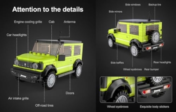 CADA Suzuki Jimny (192 Teile) Klemmbausteine - 5
