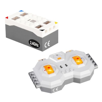 CaDA Technik Multifunktions-Power-Set: 1 M Motor, 1 L Motor, Servo- & Mikromotor, Monstermotor & Teile für Verschiedene Klemmbausteine Auto für Erwachsene - 2