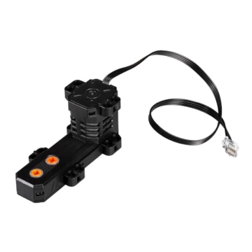 CaDA Technik Multifunktions-Power-Set: 1 M Motor, 1 L Motor, Servo- & Mikromotor, Monstermotor & Teile für Verschiedene Klemmbausteine Auto für Erwachsene - 7