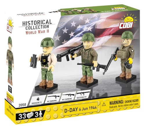 COBI 2058 D-Day June 6 1944 3 Soldaten