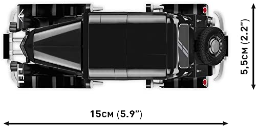 Cobi 2266 Bausteine, Schwarz, 2.2 x 5.9 x 2.2 inches - 2