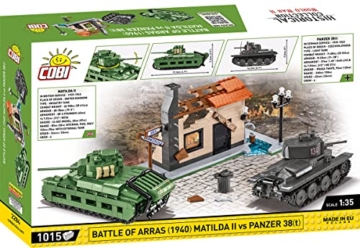 Cobi 2284 Battle of Arras 1940 Matilda II vs Panzer 38(t) Box Rückseite