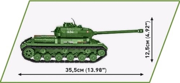 COBI 2578 schweren Panzers IS-2 Maße Breite Höhe