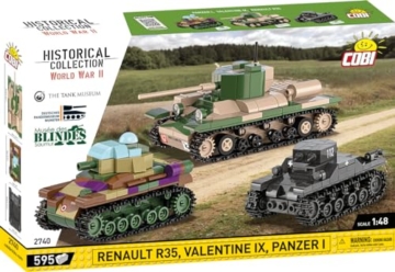 Cobi 2740 Executive Museum Set-PAZER I,Valentine IX,Renault R35 - 1