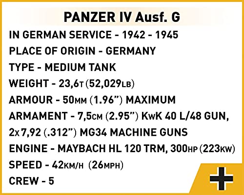 COBI 3045 Panzer IV Ausf. G