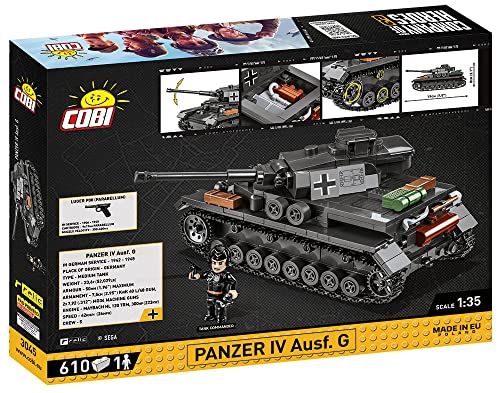 COBI 3045 Panzer IV Ausf. G Box Rückseite