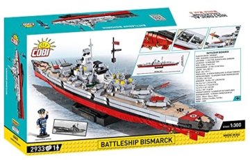 COBI 4840 Schlachtschiff Bismarck Executive Edition 2023 Box Rückseite
