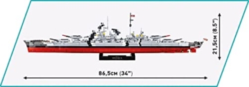 COBI 4840 Schlachtschiff Bismarck Executive Edition 2023 Maße