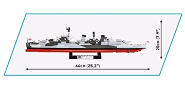 COBI 4844 HMS Belfast - Leichter Kreuzer Maße