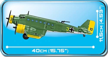 COBI 5710 Junkers JU 52/3M Toys, Grün Gelb - 3