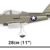 COBI 5746 Bell P-39D Airacobra Länge Höhe