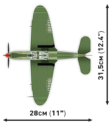 COBI 5747 Bell P-39Q Airacobra Breite und Länge